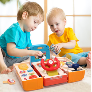 ماشین اسباب بازی اتوبوس موزیکال HOLYFUN Bus Car Toy for Toddler_اسباب بازی